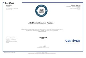 Certivea certification HQE